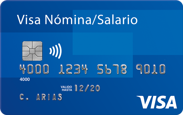 Tarjeta Visa Nomina-Salario