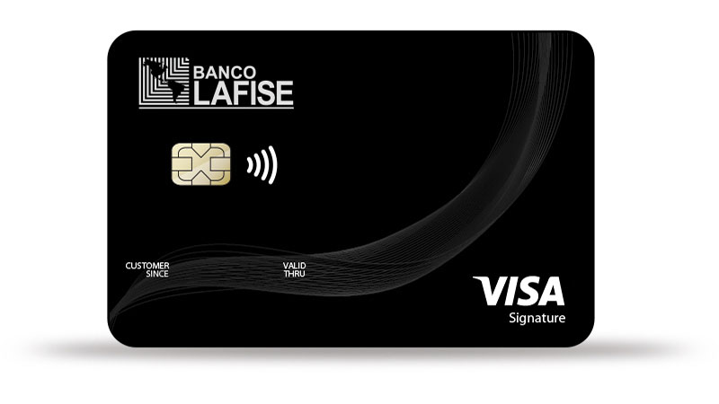 Tarjeta Visa Signature de Banco Lafise